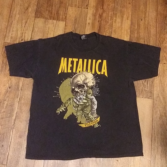 Metallica Shirt Fixxxer Rare Pushead Tour - High-Quality Printed Brand